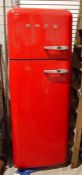 Smeg fridge freezer Condition ReportCable removed for safety, needs rewiring. Numerous scratches and