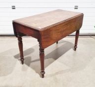 Late 19th century mahogany pembroke table