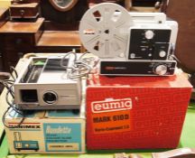 Hanimex 'Rondette' 35mm colour slide projector and an Eumig MK610D Vario-Eupronet 1.3 projector (2)