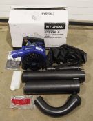 Hyundai 2-stroke petrol leaf blower, model no.HYBV26-3