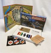 Escape From Colditz board game and an Airfix Air Traffic Control game