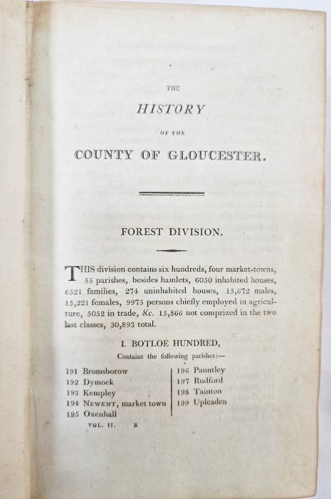 Rudge, The Rev. Thomas "The History of the County of Gloucester; compressed and brought down to - Image 11 of 26