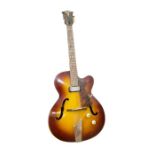 Hofner Senator archtop electric guitar, c1965-71, labelled to inside serial no. 399(BRUN.E.1)