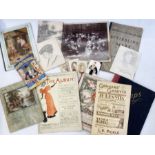 Late 19th and early 20th century scraps, to include three issues of 'The Granta', 1921-24,