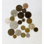 Bag of English coins to include £3.80 (face value) pre 47, rest of coins half crown down