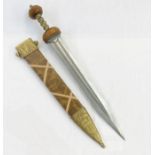 Reproduction legionnaire's swordCondition ReportThe blade appears to be made of steel with wooden