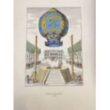 Twelve colour prints relating to the history of aerospace and ballooning from the late eighteenth to