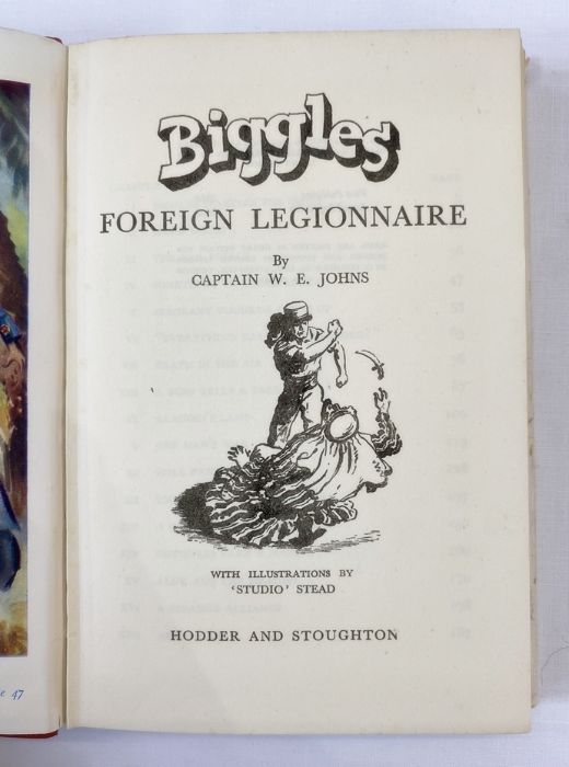 Johns, W. E. Quantity of Biggles to include 1948 Hodder & Stoughton ‘Biggles Hunts Big Game’ in - Image 3 of 7