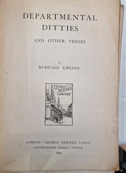 Kipling, Rudyard "Departmental Ditties and Other Verses" London George Newnes 1899, limp covers - Image 40 of 41