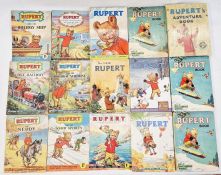 Rupert Annuals and Adventure Series to include:- Adventure Series 12, 24, 23, 21, 22 and 48 and
