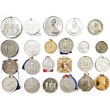 Large collection of Royal commemorative medals (2 boxes)