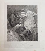 Landseer, Thomas "Monkey-ana or Men in Miniature"  Moon, Boys and Graves in Twenty Eight, engraved