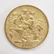 Victorian sovereign 1884
