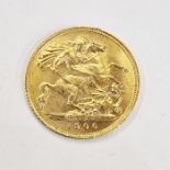 Gold half-sovereign 1900