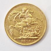 Victorian sovereign, Sydney mint 1875
