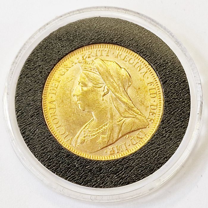 Victorian gold sovereign 1893 - Bild 2 aus 2