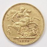 Victorian sovereign, Melbourne mint 1879