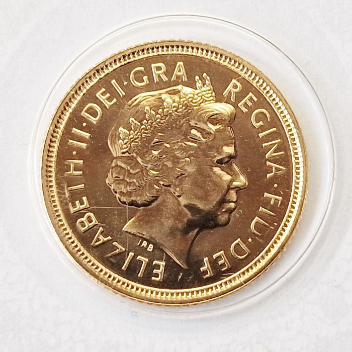 Gold half-sovereign 2005, brilliant uncirculated - Bild 2 aus 2