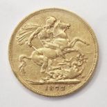 Victorian sovereign 1872