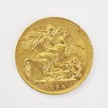 Gold sovereign 1894, Sydney Mint, S on ground line