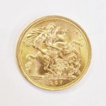 Gold sovereign 1957Condition ReportDesign features well defined, light wear only