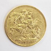 Victorian sovereign, Melbourne mint 1876