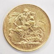 Victorian sovereign 1872
