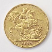 Victorian sovereign, Melbourne mint 1879