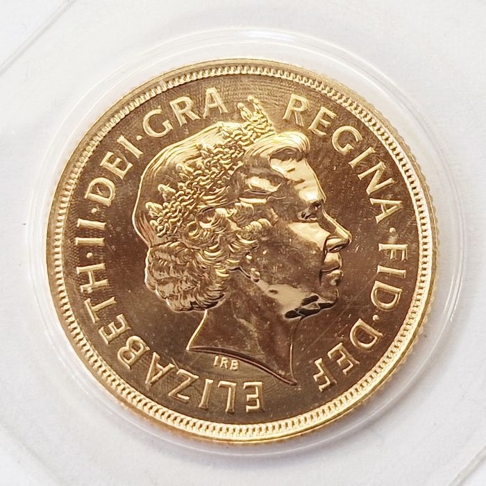 Gold sovereign 2008, brilliant uncirculated - Bild 2 aus 2