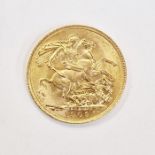 Gold sovereign 1909