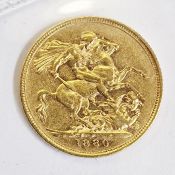 Victorian sovereign, Sydney mint 1880