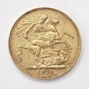 Victorian sovereign 1872