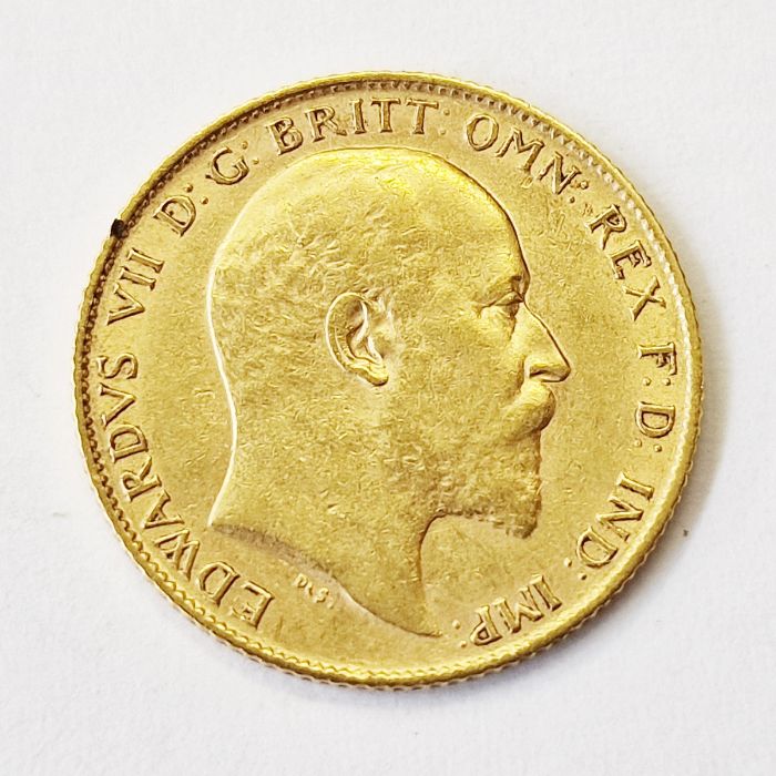 Gold half-sovereign 1908 - Bild 2 aus 2