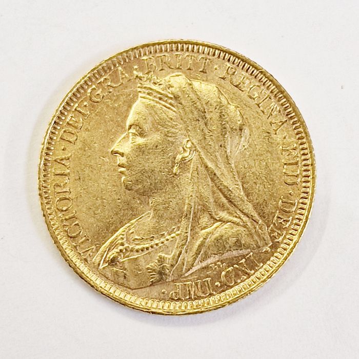 Gold sovereign 1894, Sydney Mint, S on ground line - Bild 2 aus 2