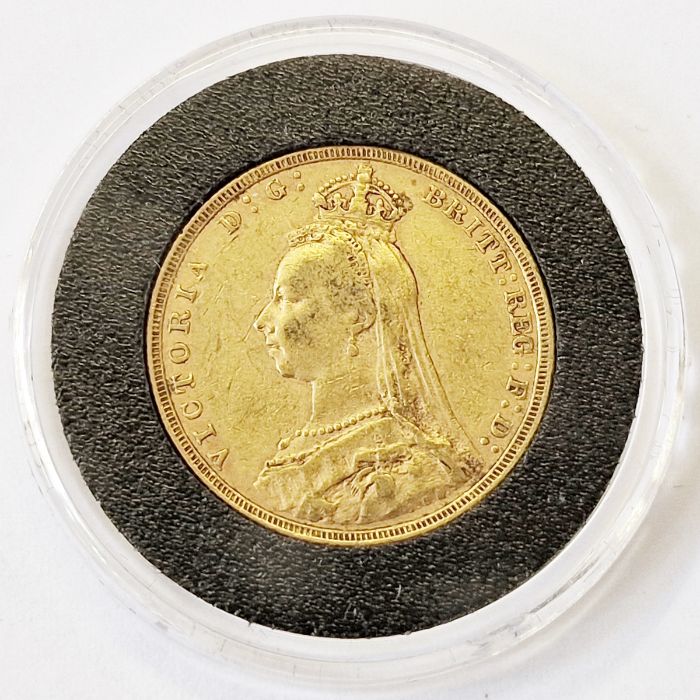 Victorian gold sovereign 1890 - Bild 2 aus 2
