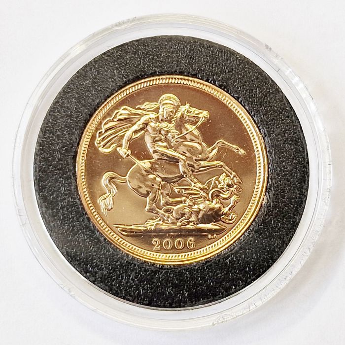 Gold sovereign 2006