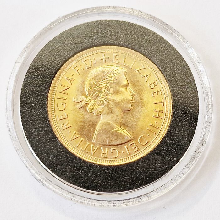 Gold sovereign 1966 - Bild 2 aus 2