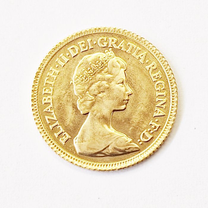 Gold half-sovereign 1982 - Bild 2 aus 2