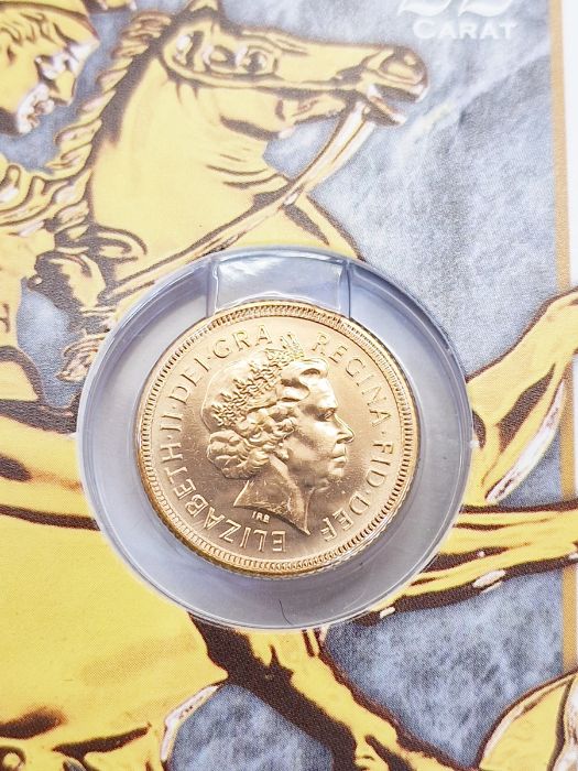 Gold half-sovereign 2000, brilliant uncirculated - Bild 4 aus 4