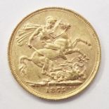 Victorian sovereign, Melbourne mint 1875