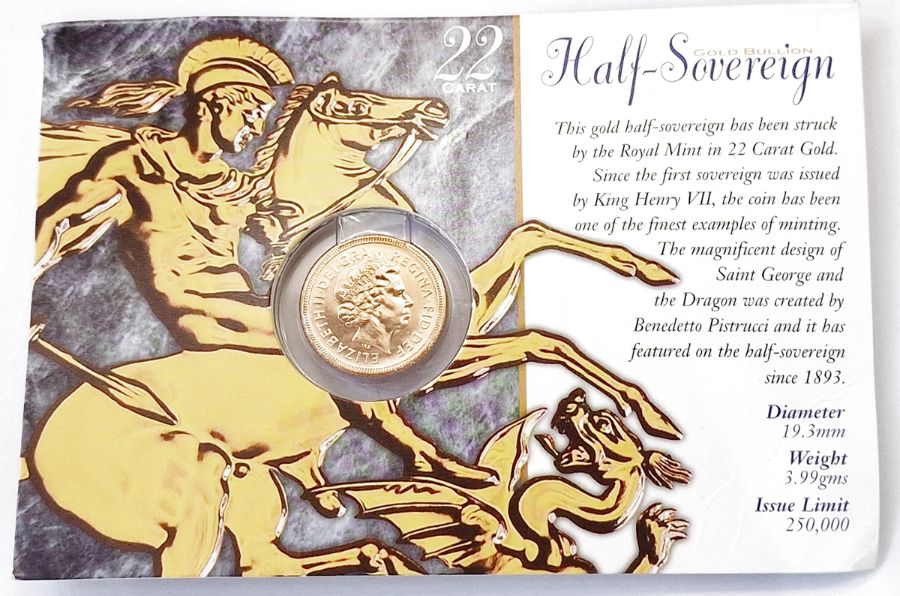 Gold half-sovereign 2000, brilliant uncirculated - Bild 3 aus 4