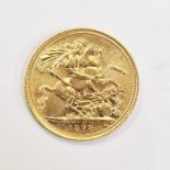 Gold sovereign 1978