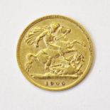 Gold half-sovereign 1900