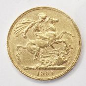 Victorian sovereign 1884