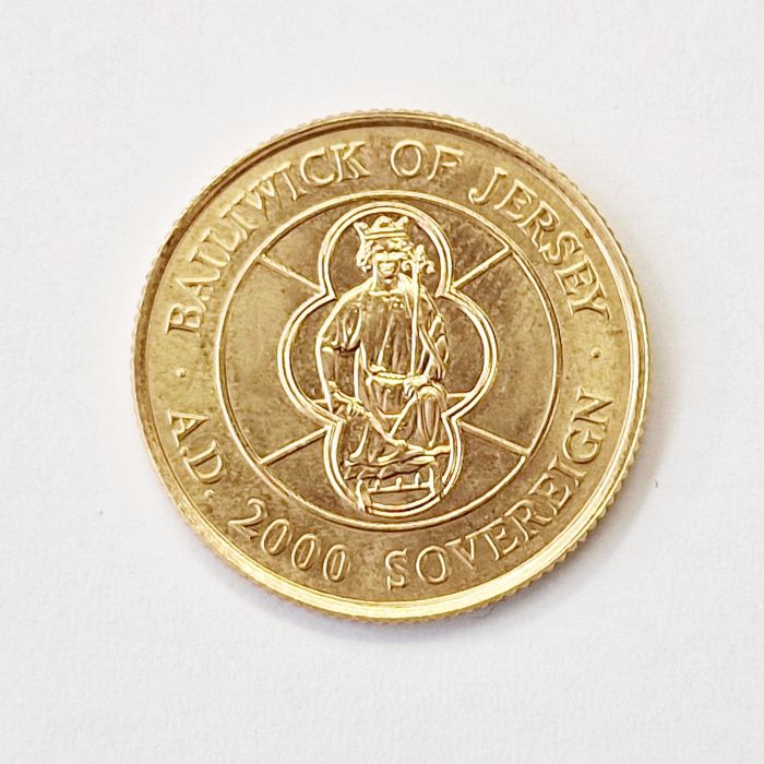 Bailiwick of Jersey gold sovereign 2000