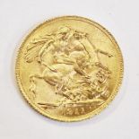 Gold sovereign 1911