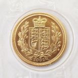 Gold half-sovereign 2002, brilliant uncirculated