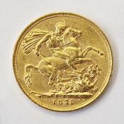 Victorian sovereign, Sydney mint 1875