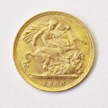 Gold half-sovereign 1900