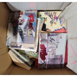 Giles cartoons , limp and hardback covers - quantity ( 1 box)